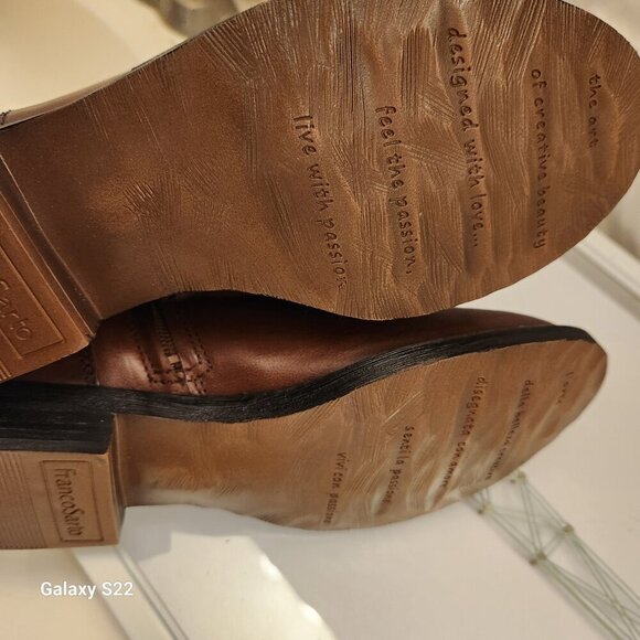 Franco Sarto "Linc" Brown Leather Booties. NIB. Size 6.5 - Picture 8 of 14